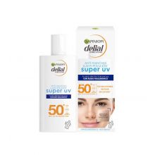 Garnier - Crème solaire pour le visage Delial Sensitive Advanced SPF + 50 à l'acide hyaluronique