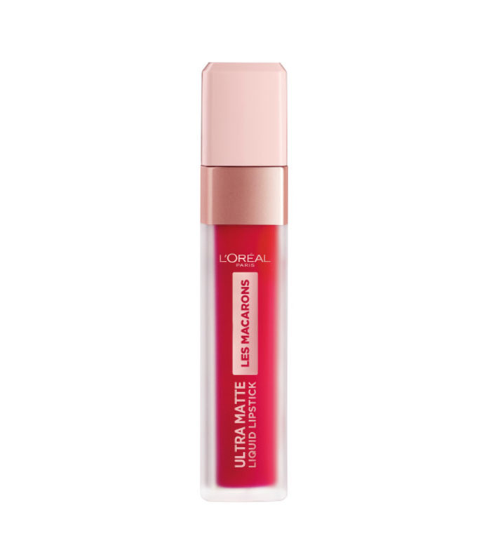 Loreal Paris Rouge à Lèvres Liquide Ultra Matte Les Macarons 828 Framboise Frenzy