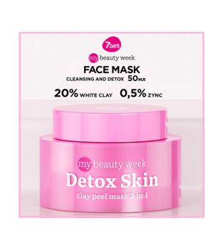 7DAYS - *My Beauty Week* - Masque clarifiant à l'argile Detox Skin