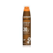 Agrado - Brume d'huile sèche rehausseur de bronzage SPF30