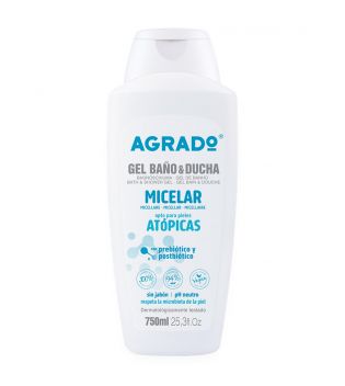 Agrado - Gel micellaire bain et douche Peau Atopique - 750ml