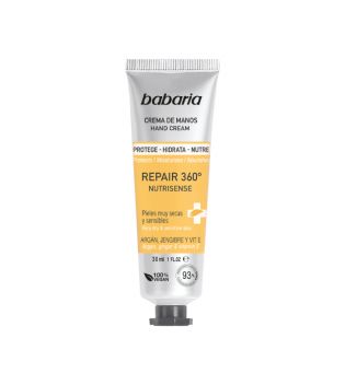 Babaria - Crème mains réparatrice, hydratante et protectrice
