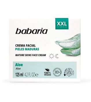 Babaria - Crème visage anti-rides XXL - Aloe Vera