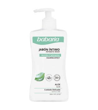 Babaria - Savon intime à l'acide lactique - Action apaisante - Aloès