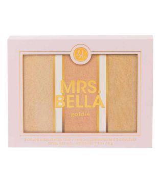 BH Cosmetics - Palette d'enlumineurs Mrs. Bella - Goldie