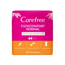 Carefree - protège-slips parfum doux Flexicomfort - 20 unités