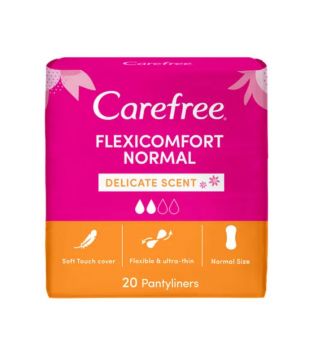 Carefree - protège-slips parfum doux Flexicomfort - 20 unités