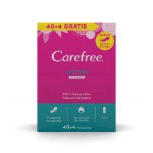 Carefree - Protège-slips sans parfum Cotton - 40 + 4 unités