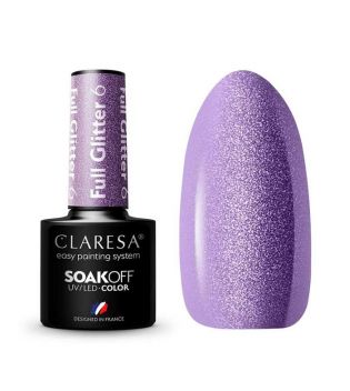 Claresa - Vernis à ongles semi-permanent Soak off - 06: Full Glitter