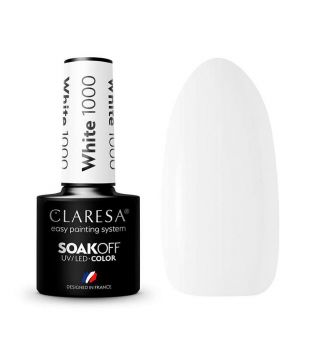 Claresa - Vernis à ongles semi-permanent Soak off - 1000: White