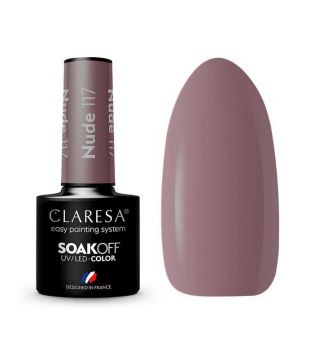 Claresa - Vernis à ongles semi-permanent Soak off - 117: Nude