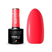 Claresa - Vernis à ongles semi-permanent Soak off - 400: Red