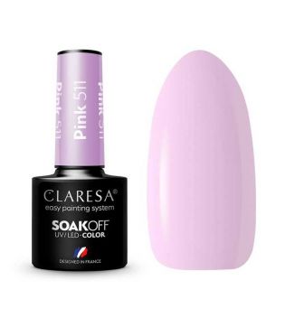 Claresa - Vernis à ongles semi-permanent Soak off - 511: Pink