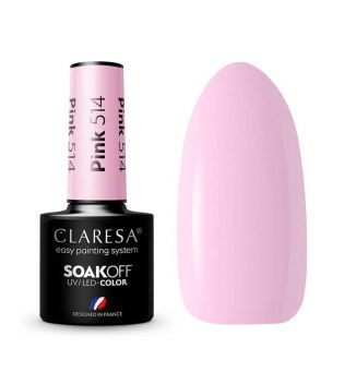 Claresa - Vernis à ongles semi-permanent Soak off - 514: Pink