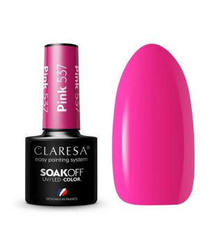 Claresa - Vernis à ongles semi-permanent Soak off - 537: Pink