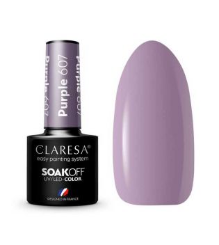 Claresa - Vernis à ongles semi-permanent Soak off - 607: Purple