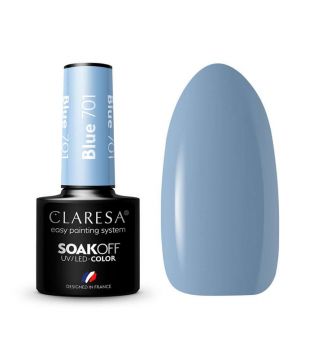 Claresa - Vernis à ongles semi-permanent Soak off - 701: Blue