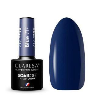 Claresa - Vernis à ongles semi-permanent Soak off - 717: Blue