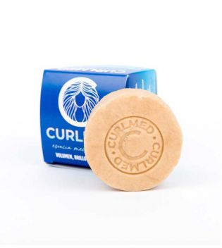 CurlMed - Shampoing solide 100% naturel - Volume, brillance et douceur