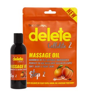 Delete Makeup - Huile corporelle anti-cellulite pour le massage Step 2