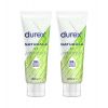 Durex - Lubrifiant Duplo Naturals H2O 2 x 100ml - Original