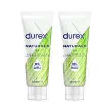Durex - Lubrifiant Duplo Naturals H2O 2 x 100ml - Original