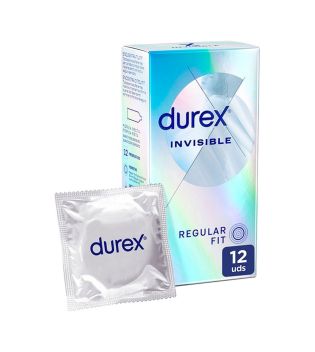 Durex - Préservatifs Invisibles Super Fins Extra Sensibles - 12 unités