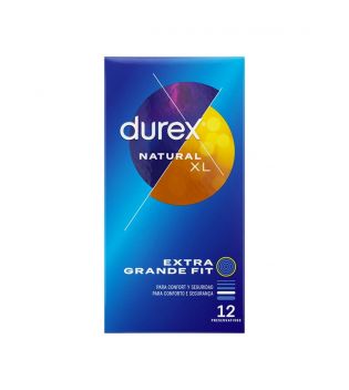 Durex - Préservatifs Natural XL - 12 unités