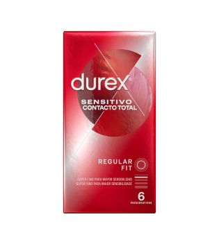Durex - Préservatifs Total Contact Sensitive - 6 unités