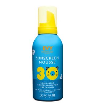 Evy Technology - Crème solaire pour enfants Sunscreen Mousse SPF 30 150ml