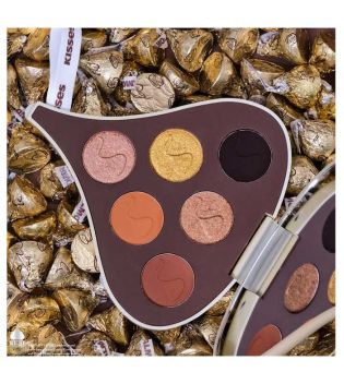 Glamlite - *Hershey's Kisses* - Palette de fards à paupières - Milk Chocolate with Almonds