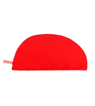GLOV - Serviette turban en satin et tissu - Rouge