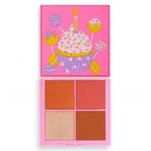 I Heart Revolution - Palette de visage Birthday Cake - Caramel Candy