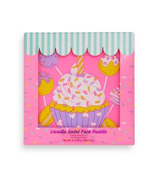 I Heart Revolution - Palette de visage Birthday Cake - Vanilla Swirl