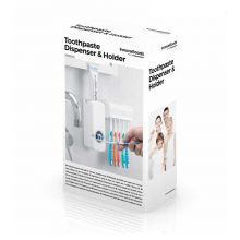 InnovaGoods - Distributeur de dentifrice avec porte-brosse