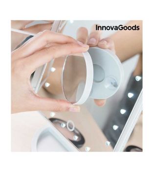 InnovaGoods - Miroir LED grossissant 4 en 1