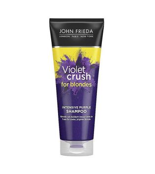 John Frieda - *Violet Crush* - Shampooing intensif neutralisant et éclaircissant à la violette pour cheveux blonds