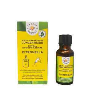 La Casa de los Aromas - Huile aromatique concentrée hydrosoluble 18ml - Citronella