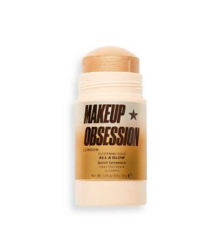 Makeup Obsession - Highlighter en bâton All A Glow Body Shimmer - Glistening Gold