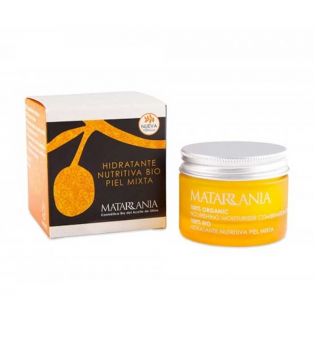 Matarrania - Crème visage hydratante 100% bio nourrissante - Peaux mixtes