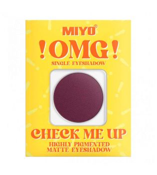 Miyo - *OMG!* - Fard à paupières mat Check Me Up - 04: Prune douce