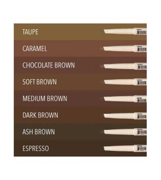 Moira - Crayon Sourcils Automatique Angled Brow - 03: Chocolate Brown
