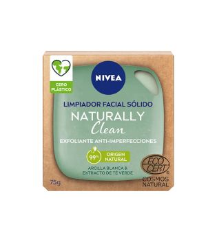 Nivea - Gommage visage solide Naturally Clean - Anti-imperfections