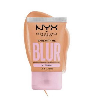 Nyx Professional Makeup - Fond de teint flouteur Bare With Me Blur Skin Tint - 07: Golden