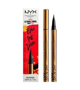 Nyx Professional Makeup - *La Casa de Papel* - Eyeliner Liquide Epic Ink Liner
