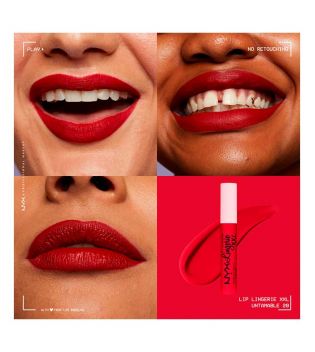 Nyx Professional Makeup - Rouge à lèvres liquide mat Lip Lingerie XXL - Untamable