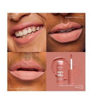 Nyx Professional Makeup - Rouge à lèvres liquide Smooth Whip Matte Lip Cream - 22: Cheeks