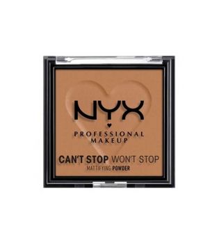 Nyx Professional Makeup - Poudre matifiante Can't Stop Won't Stop - 01: Mocha