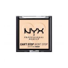 Nyx Professional Makeup - Poudre matifiante Can't Stop Won't Stop - 08: Light