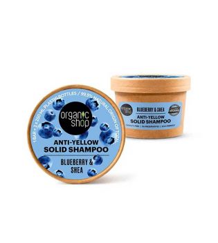 Organic Shop - Shampoing solide anti reflets jaunes - Canneberge et karité